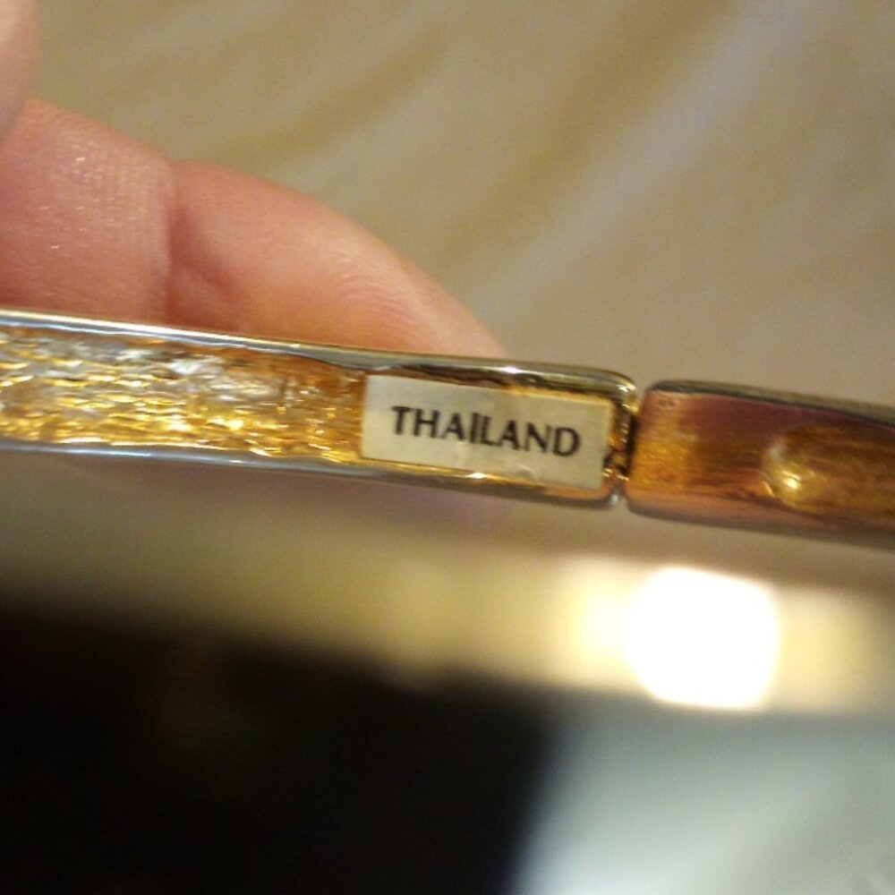 Thai Vintage Faceted Gemstone Bracelet - Picture 7 of 10